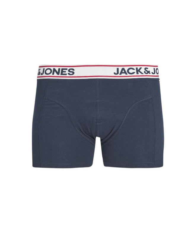 Calzoncillo Jack & Jones Jacjake 3 Pack Hombre Navy Blazer