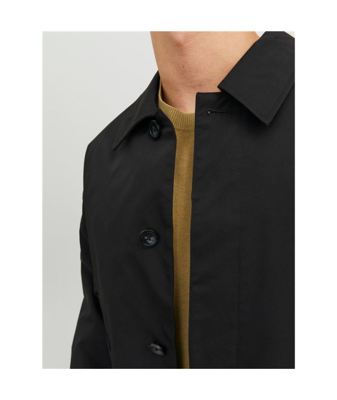 Veste Jack & Jones ecrease Mac Coat Homme Noir