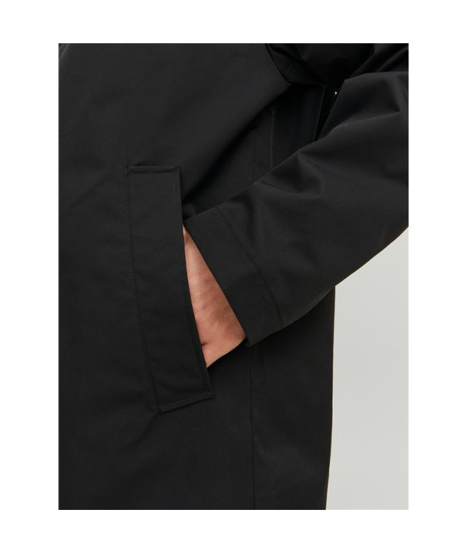 Casaco Jack & Jones ecrease Mac Coat Homem Preto