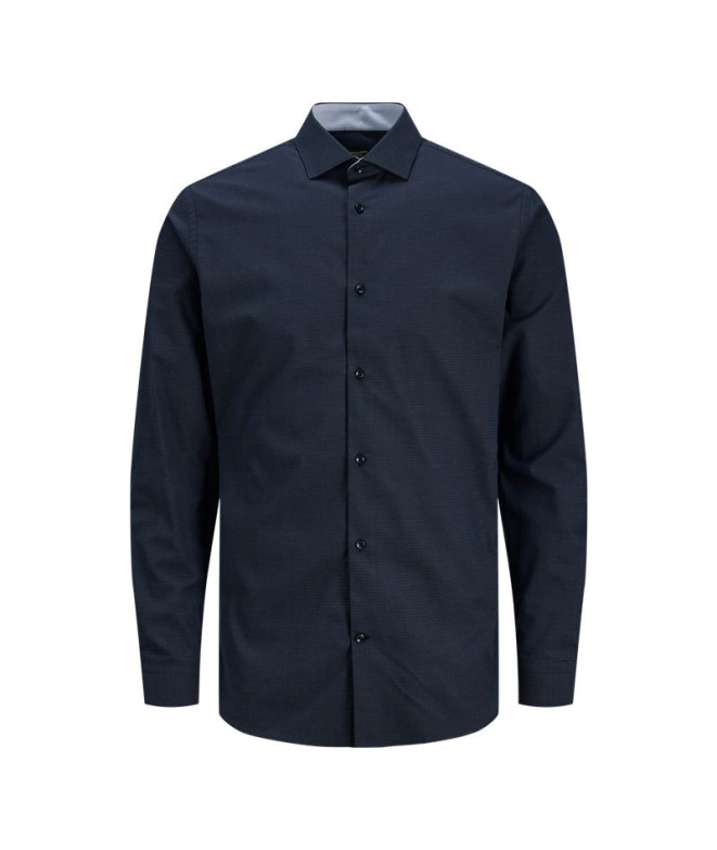 Camisa Homem Jack & Jones blaparker Detalhe Perfect Navy