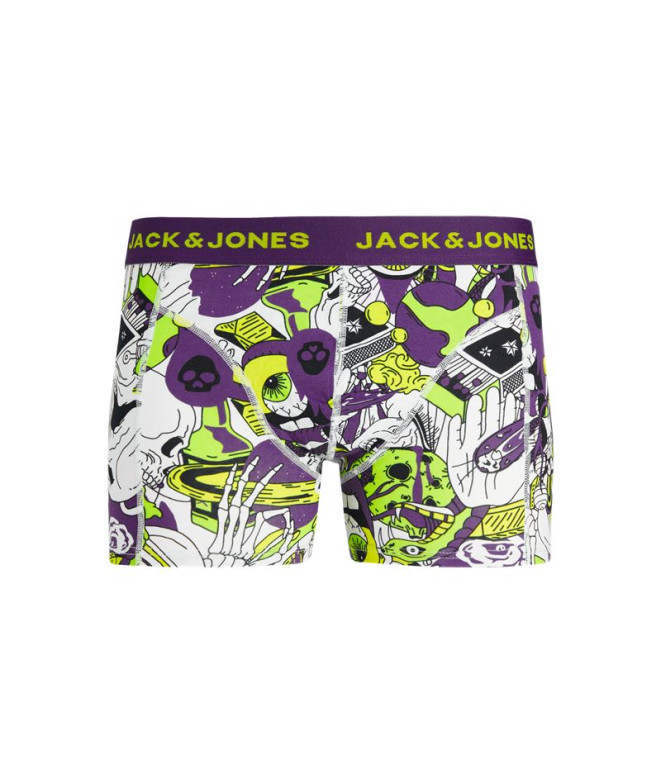 Calzoncillo Jack & Jones Jacspace Skull Hombre Violet Indigo