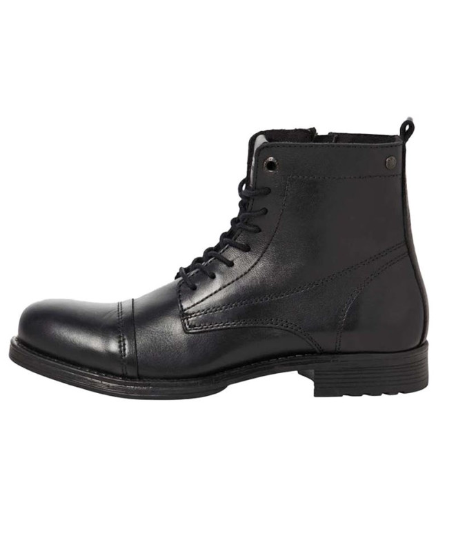 Homme Jack & Jones Jfwshaun Leather Boot Anthracite