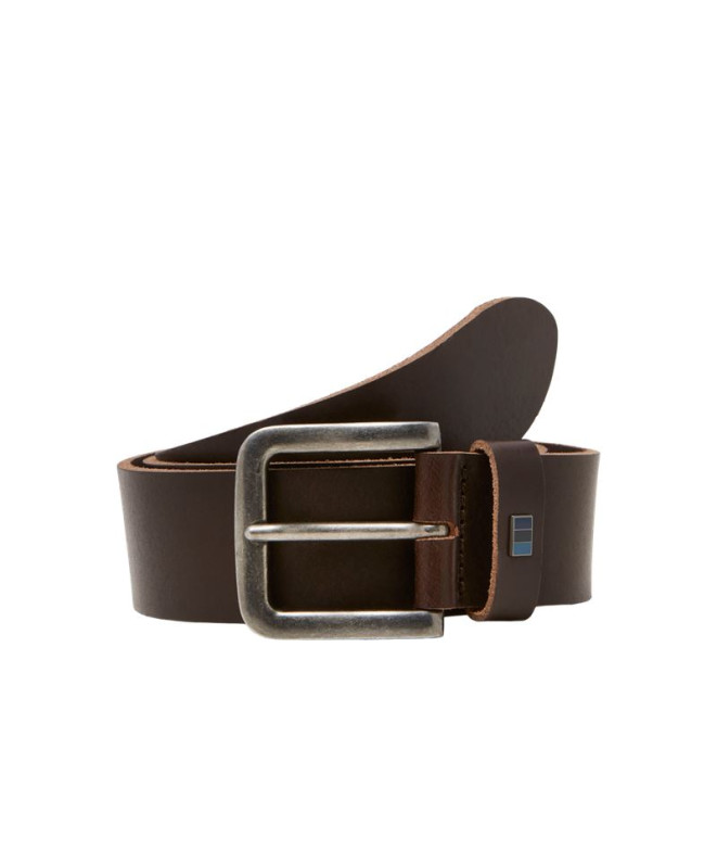 Ceinture Enfant Jack & Jones Jacflag Leather 4 Cm Black Coffee