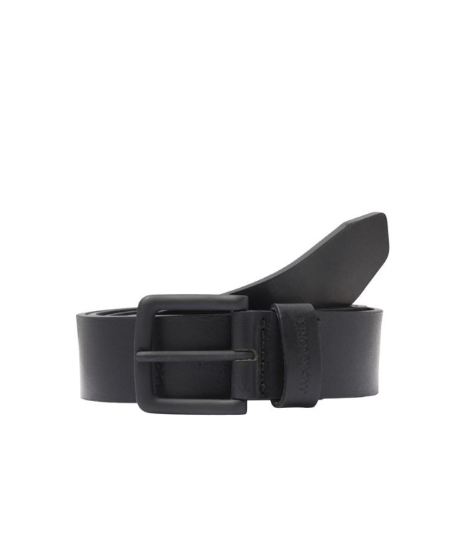 Cinturón Jack & Jones Jacroma Hombre Leather Black