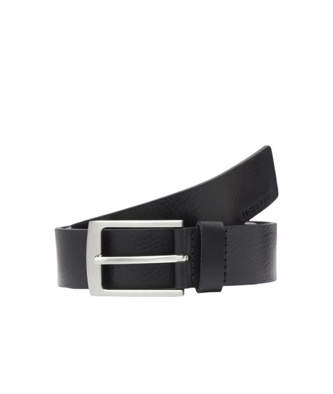 Ceinture Homme Jack & Jones Jacstockholm Cuir Noir