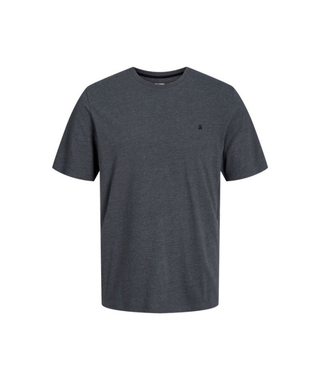 Camiseta Homem Jack & Jones epaulos Melange cinzento escuro