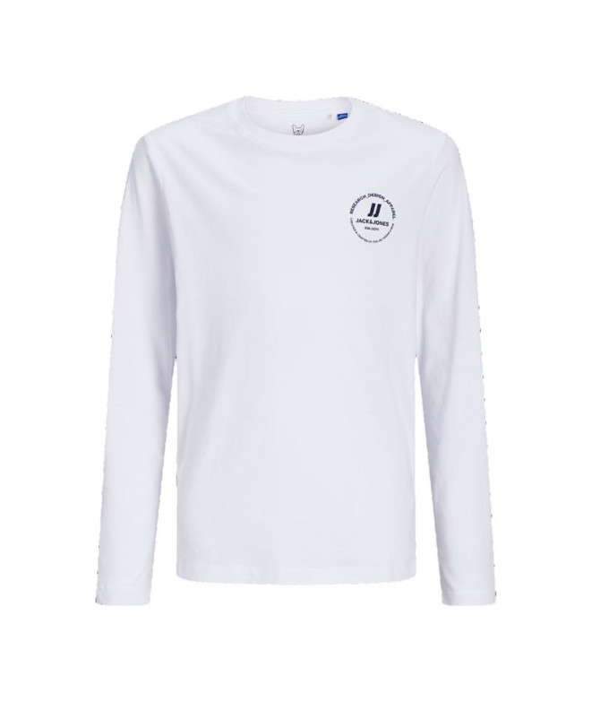 Camiseta Jack and Jones eswift White Infantil
