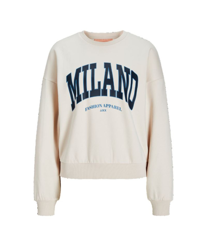 Sudadera Jack and Jones merle Rlx Moonbeam Mujer