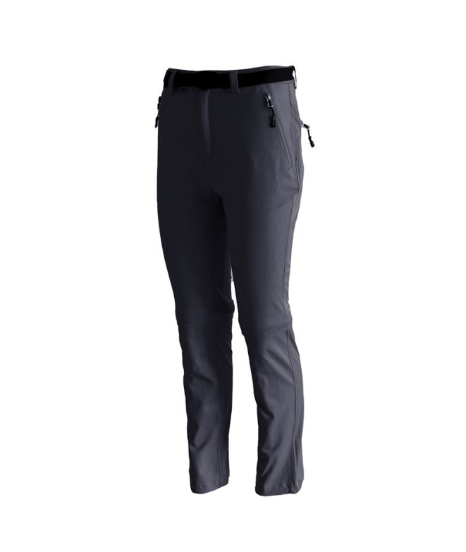 Pantalones Outdoor Joluvi Soft4Desm Negro Mujer