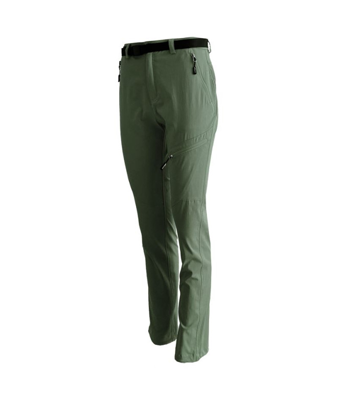 Pantalones Outdoor Joluvi Soft4Pant Verde Oliva Mujer