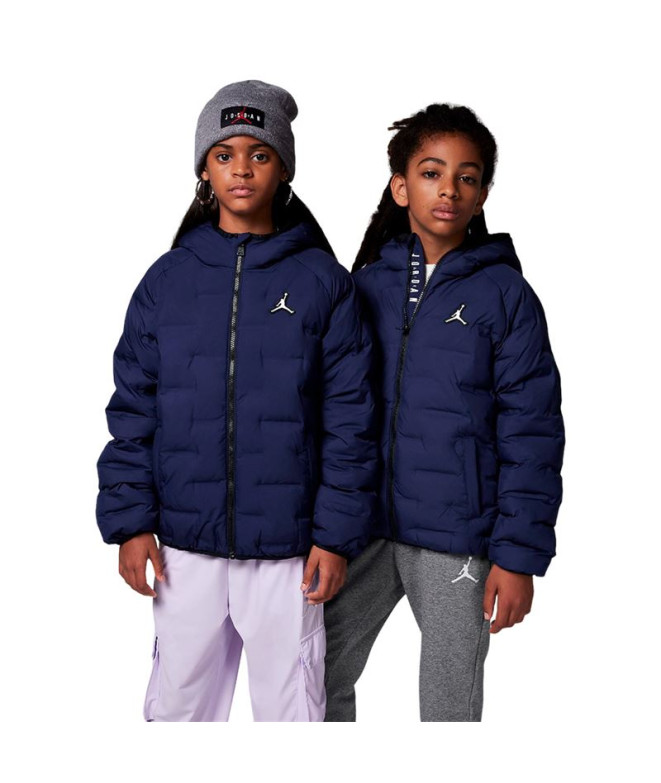 Casaco Nike Infantil Jordan Jdn Welded Jordan Puffer Azul-marinho