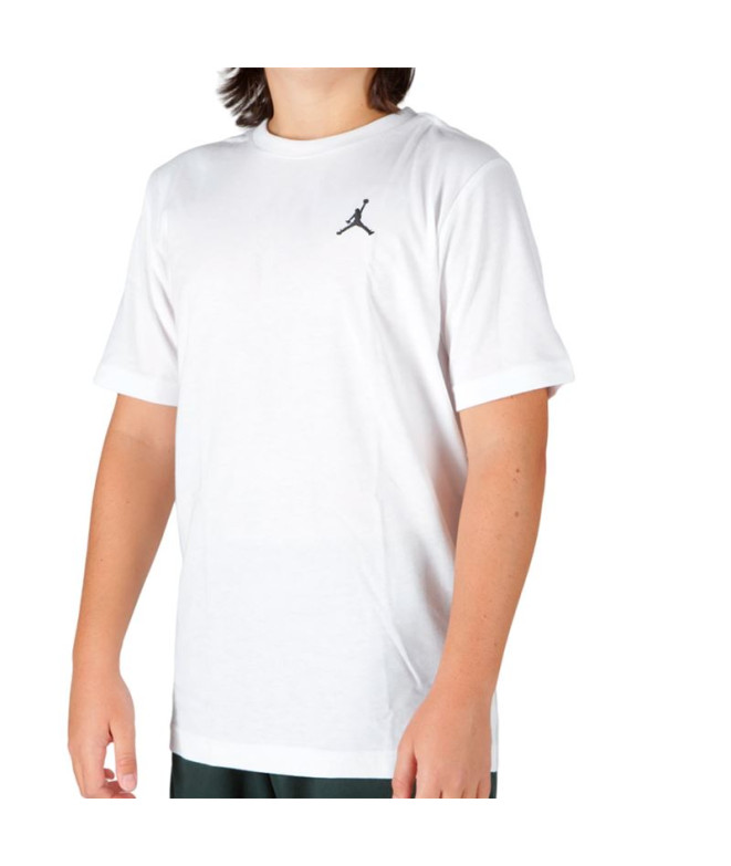 Camiseta Nike Menino Jordan Jdb Jumpman Air Emb Branco