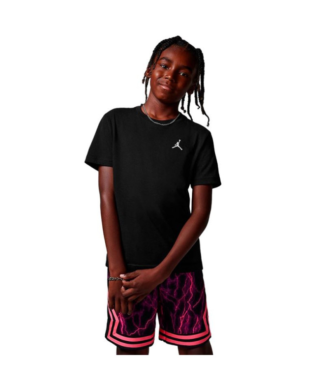 Camiseta Nike Jordan Jdb Jumpman Air Emb Niño Negro