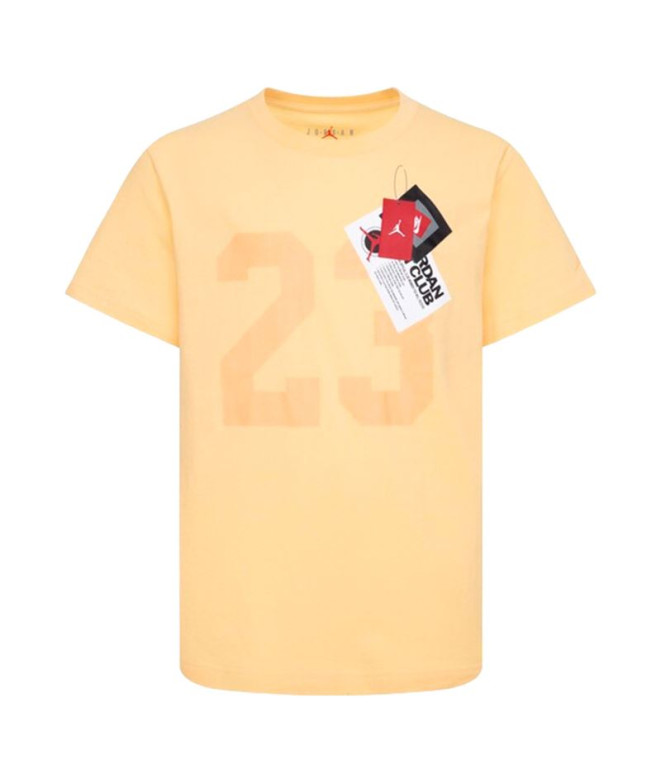 Camiseta Menino Jordan Jdb Aj Novo com etiquetas Ss Tee Laranja