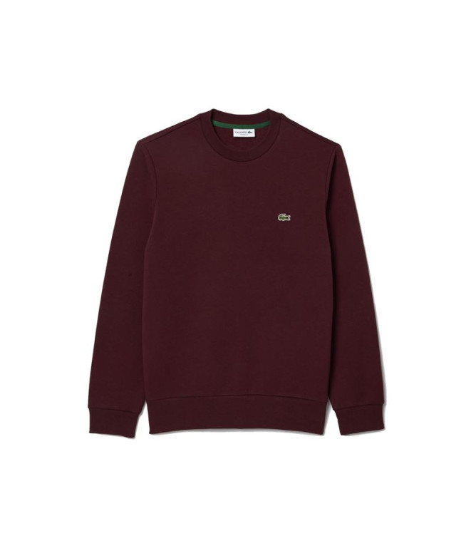Sudadera Lacoste Sweatshirt Hombre Burdeos