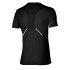 T-shirt Running Mizuno Homme de Dryaeroflow Tee Noir
