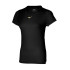 Camiseta de Running Mizuno Dryaeroflow Tee Mujer Negro