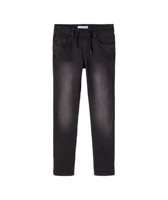 Calça Name it mryan Slim Jeans 5110-Th Black Denim Infantil