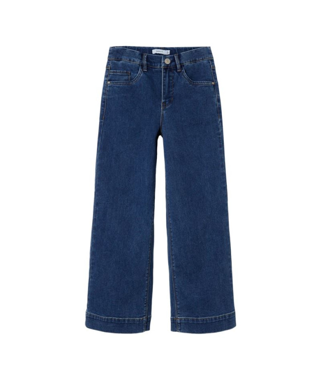 Pantalones Name it frose Wide Jeans 1356-On Medium Blue Denim Infantil