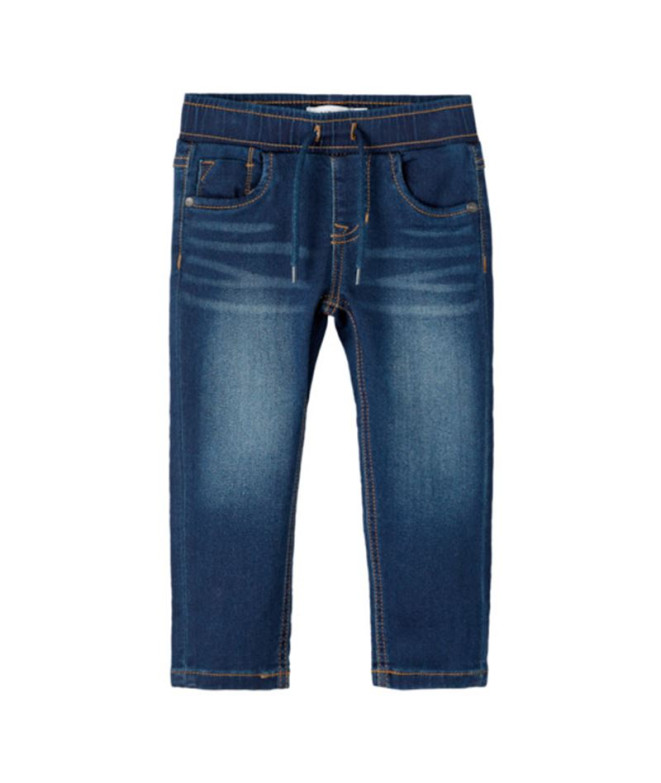 Calça Name It Nmmryan Calças de ganga slim 2472-Th Noos Ganga azul escura