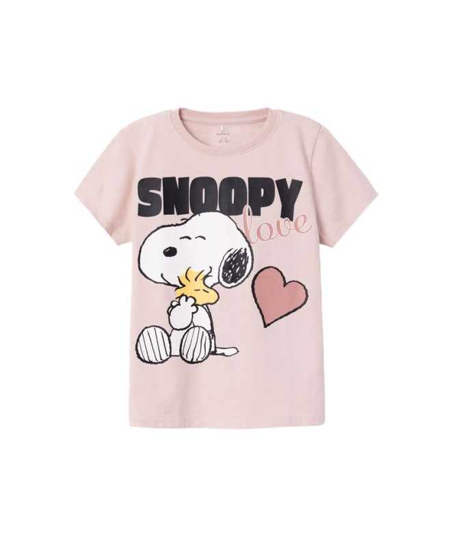 T-shirt Nommez-le fnanni oopy e Sepia Rose Enfant