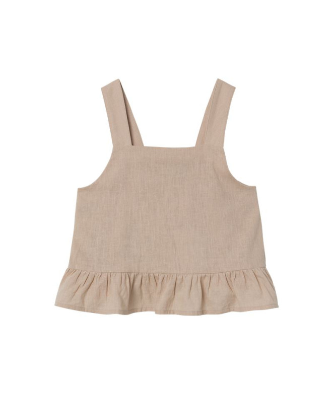 Camiseta Casual Name It ffalinnen Strap Humus Niña