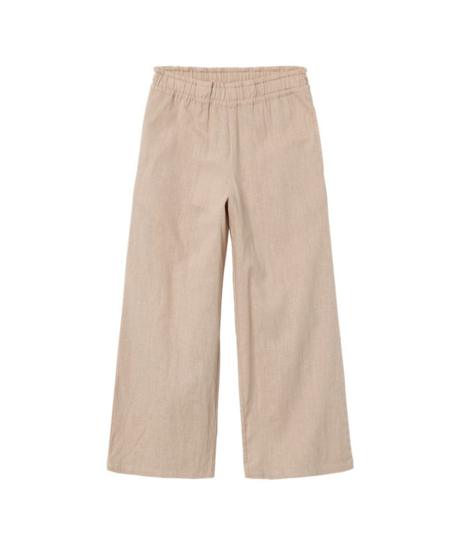 Pantalones Casual Name It ffalinnen Wide Humus Niña