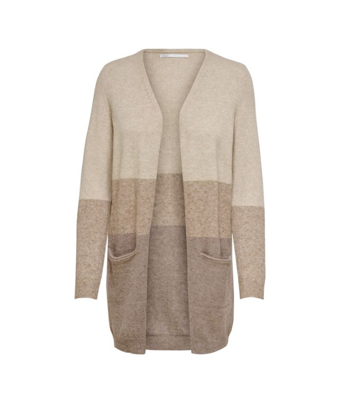 Sweat Only queen Long Cardigan Sand Femme