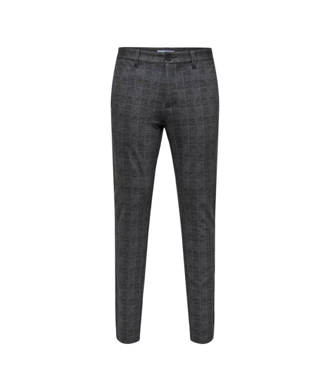 Pantalones Only & Sons mark Slim 9887 Black Hombre