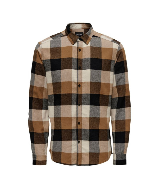 Camisa Only & Sons gudmund3T Silver Lining Hombre