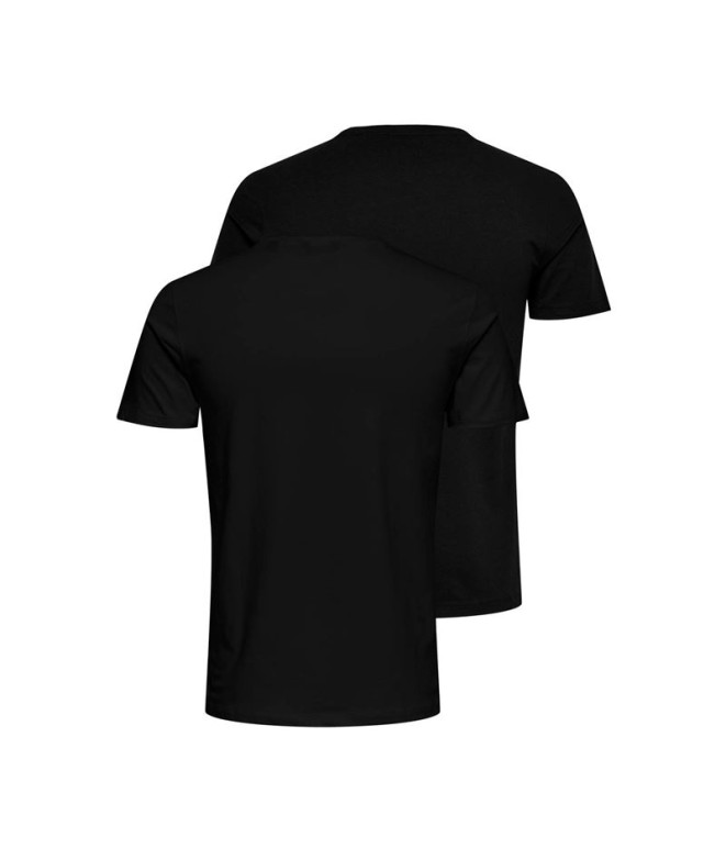 Camiseta Only & Sons básica Slim 2-Pack Preto...