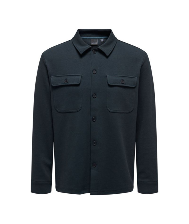 Camisa Only & Sons newkodyl Over Dark Navy Homem