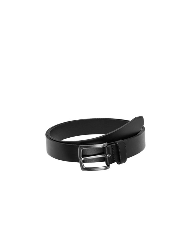 Cinturón Only & Sons boon Slim Leather Black Hombre