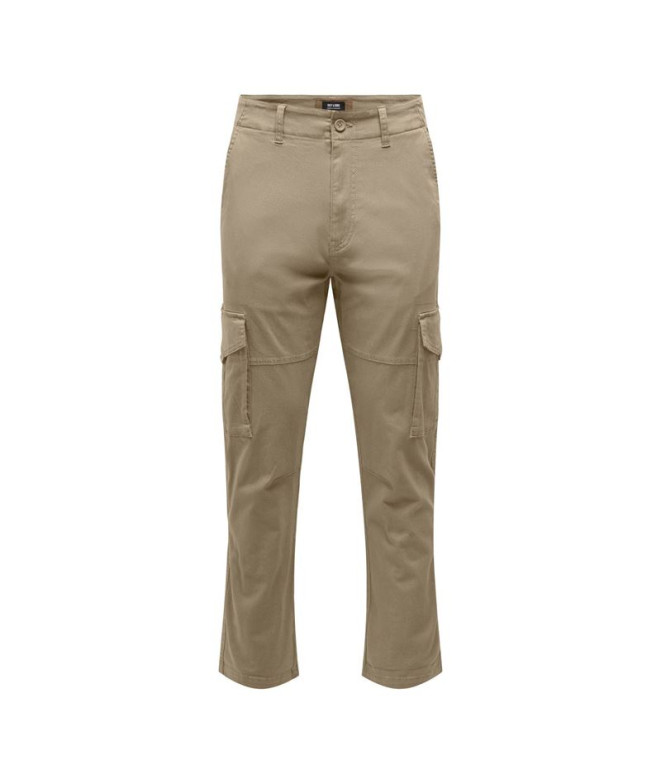 Pantalones Only & Sons dean Life Tap Cargo 0032 Crockery Hombre