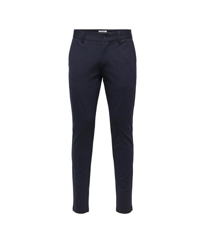 Pantalones Only & Sons mark Slim Tap 0209 Melange Dress Blues Hombre