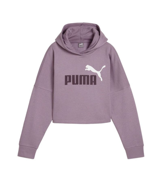 Sudadera Casual Puma Ess Logo Cropped Niña