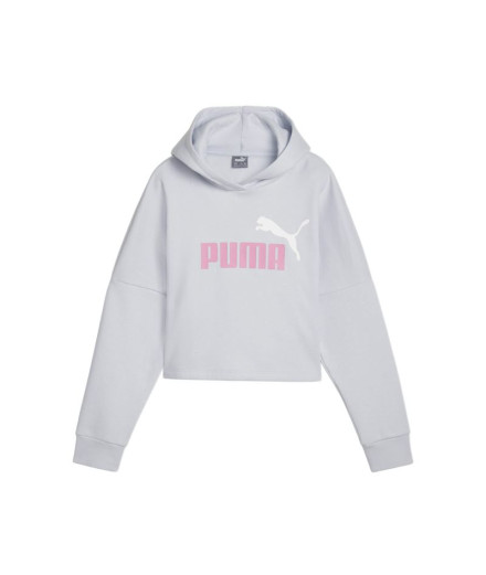 Sudadera Casual Puma Ess Logo Cropped Hoodie G Niña