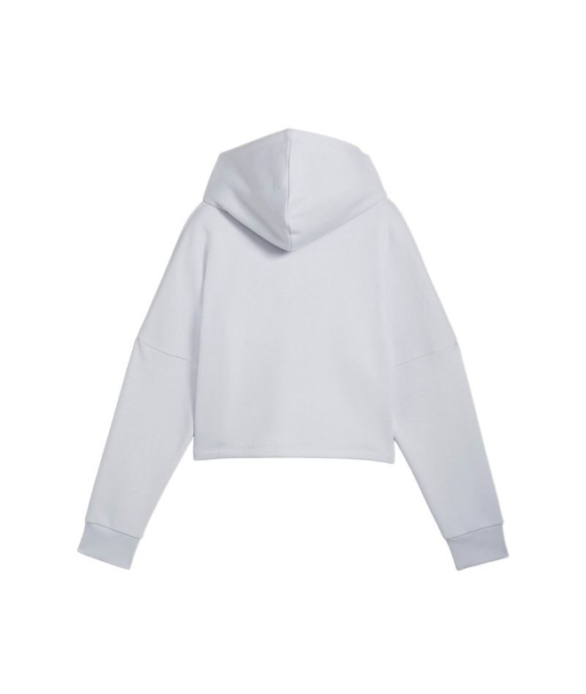 Sweat Décontracté Puma Ess Logo Cropped Hoodie...