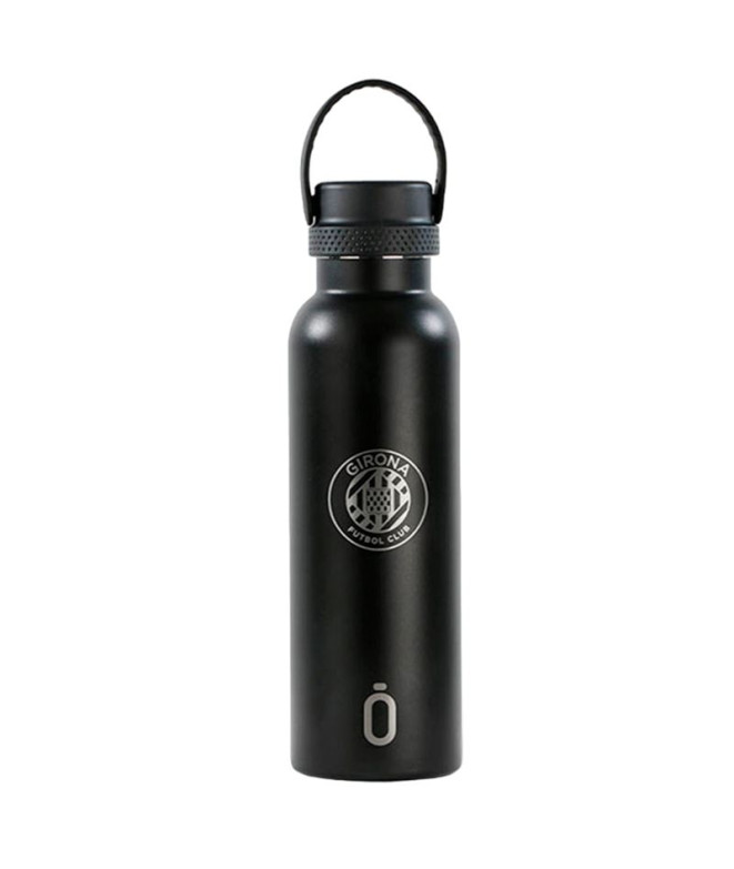 Botella Termo Runbott Girona Fc - Girona Futbol Club 600Ml Negro
