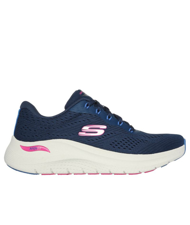 Sapatilhas Skechers Mulher Arch Fit 2.0 - Grande L Azul