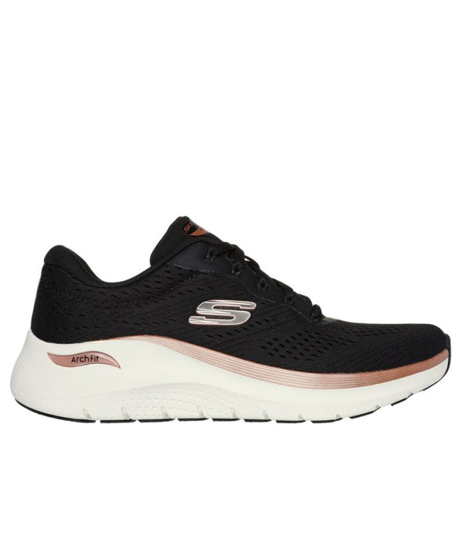 Zapatillas Skechers Arch Fit 2.0 Negro  Mujer