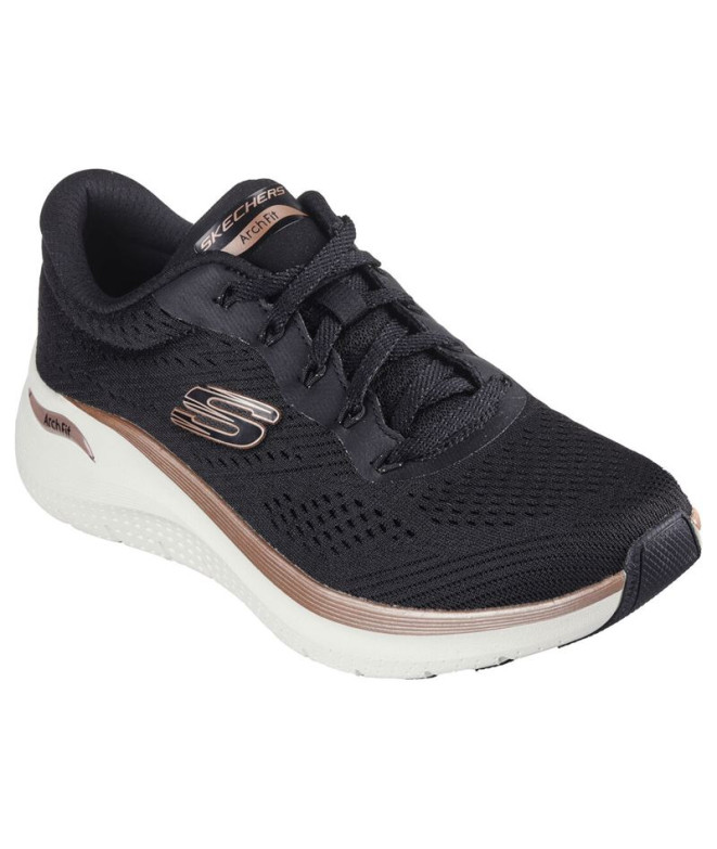 Zapatillas Skechers Arch Fit 2.0 Negro  Mujer