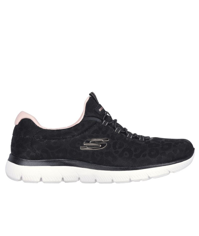 Chaussures Skechers Sommets Noirs Femme