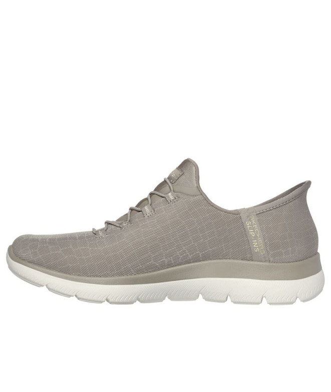 Chaussures Skechers Slip-Ins Summits Beige Femme