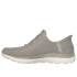 Sapatilhas Skechers Slip-Ins Summits Beige Mulher