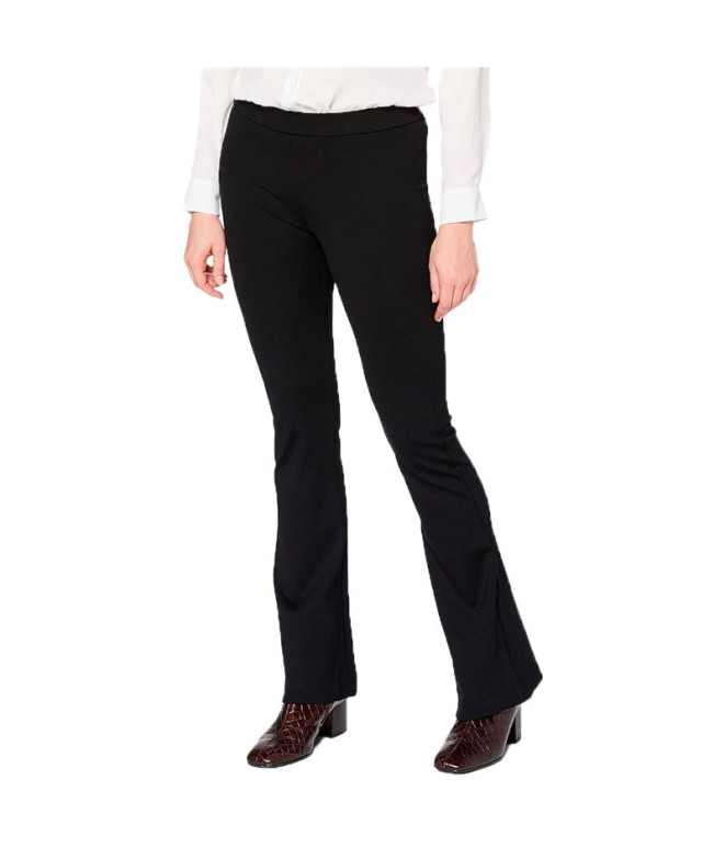 Pantalones Vero Moda %Vmckamma Flared Black Mujer