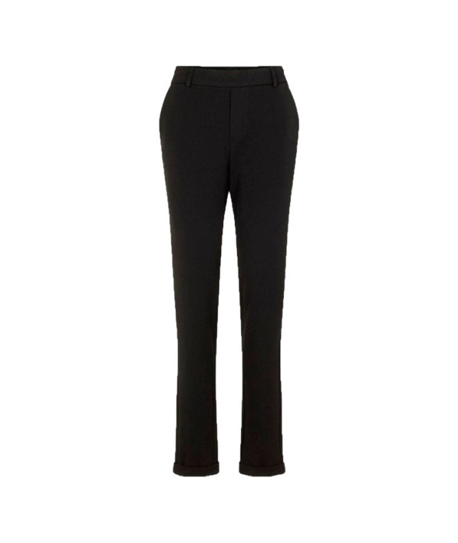 Calça Vero Moda cmaya Looseolid Preto Mulher