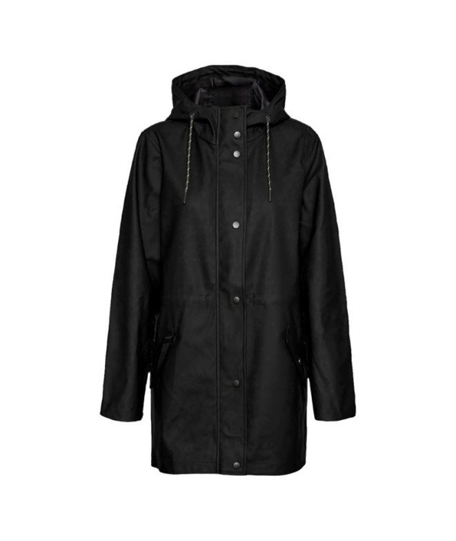 Veste Vero Moda malou Coated Tall Noir Femme