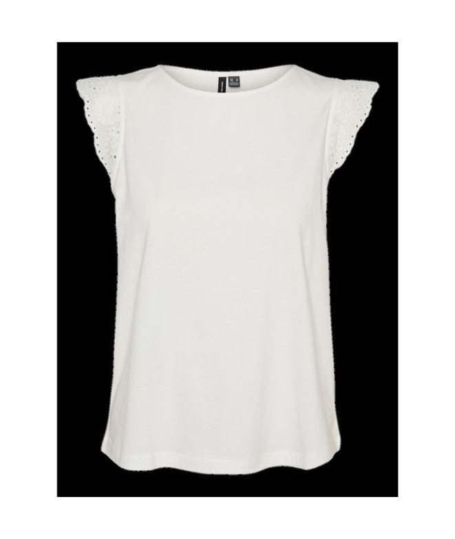 T-shirt Vero Moda Vmemily Slering Blanche-Neige Femme