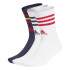 Calcetines adidas 3Stripes Cushioned Sportswear Crew 3 Pair Infantil Blanco